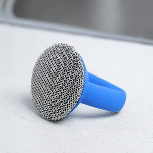 Scrubiron Durable Stainless Steel Chainmail Scrubber for Cast Iron Pans