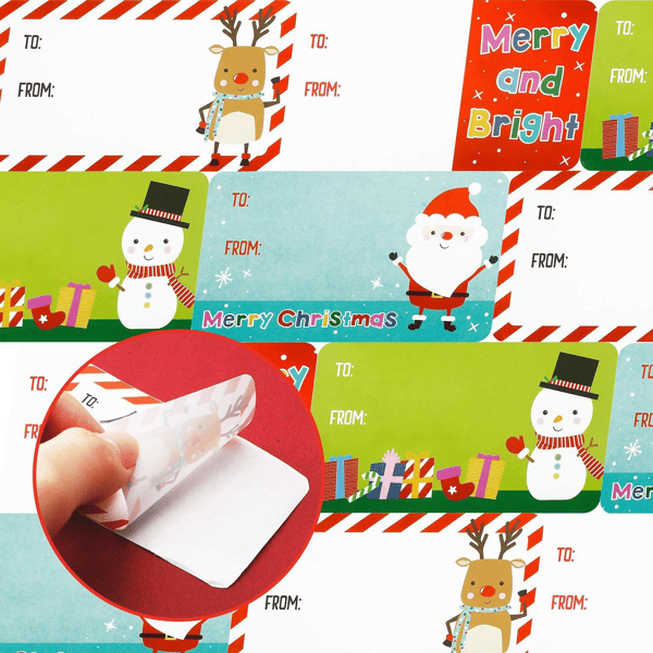 EARLY CHRISTMAS OFFER | Pixtag™ Self Adhesive Christmas Gift Tags Set of 500PCS