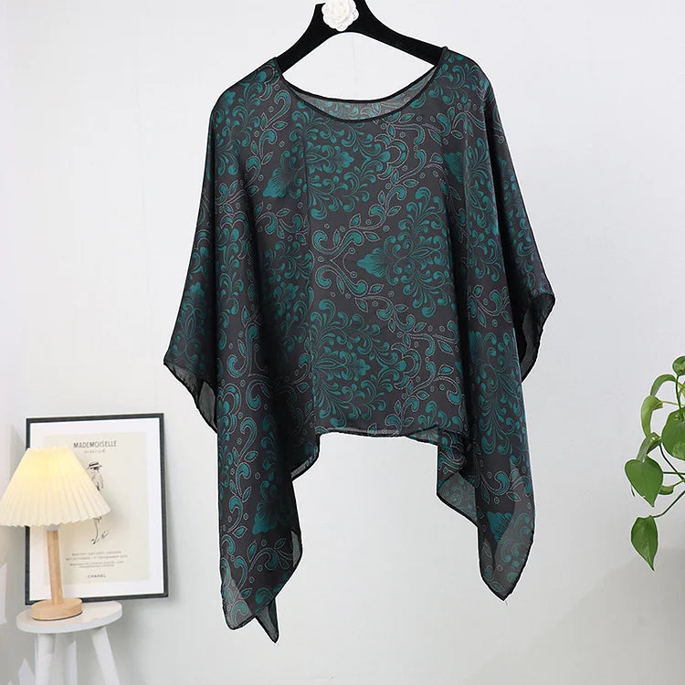 Dalilah Versatile Poncho Pullover Shawl