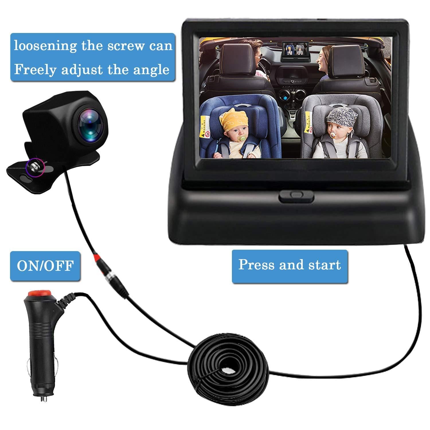 50% OFF | KiddieCam™ Car Baby Monitor