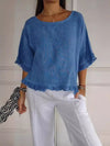 Freya Stylish Ruffled Sleeve T-Shirt for Women