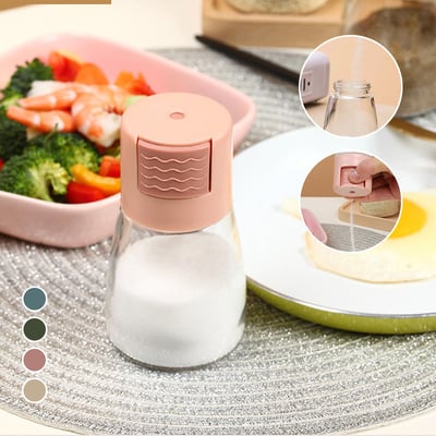 Shakeez Adjustable Push-Type Salt and Pepper Dispensers | BUY 1 GET 1 FREE (2PCS)