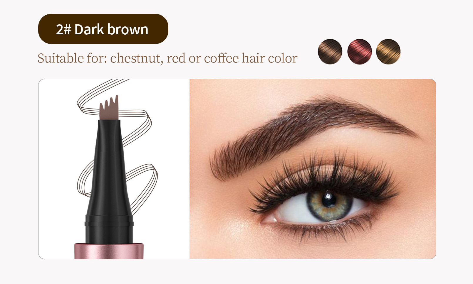 QIC Waterproof Precision Brow Sculptor - BUY 1 GET 1 FREE (2PCS)