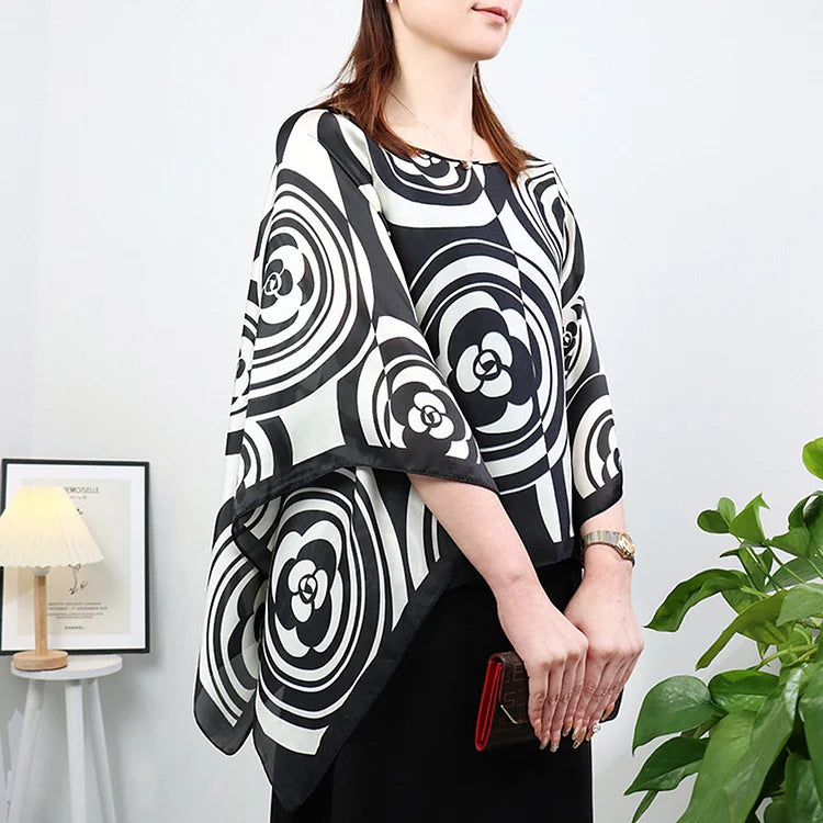 Dalilah Versatile Poncho Pullover Shawl