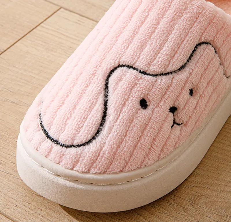 Pawppers Cozy Cat Stripe Slippers