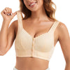 Avallyn Women's Front Closure Lace Bra – Wireless Full Cup for Comfortable Support