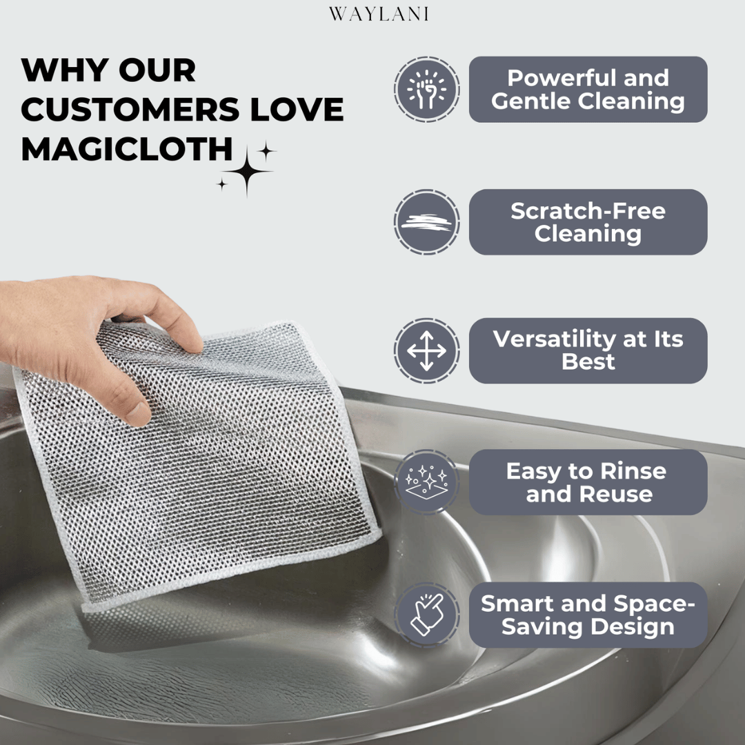 Magicloth Multipurpose Wire Dishcloth | Set of 20 PCS