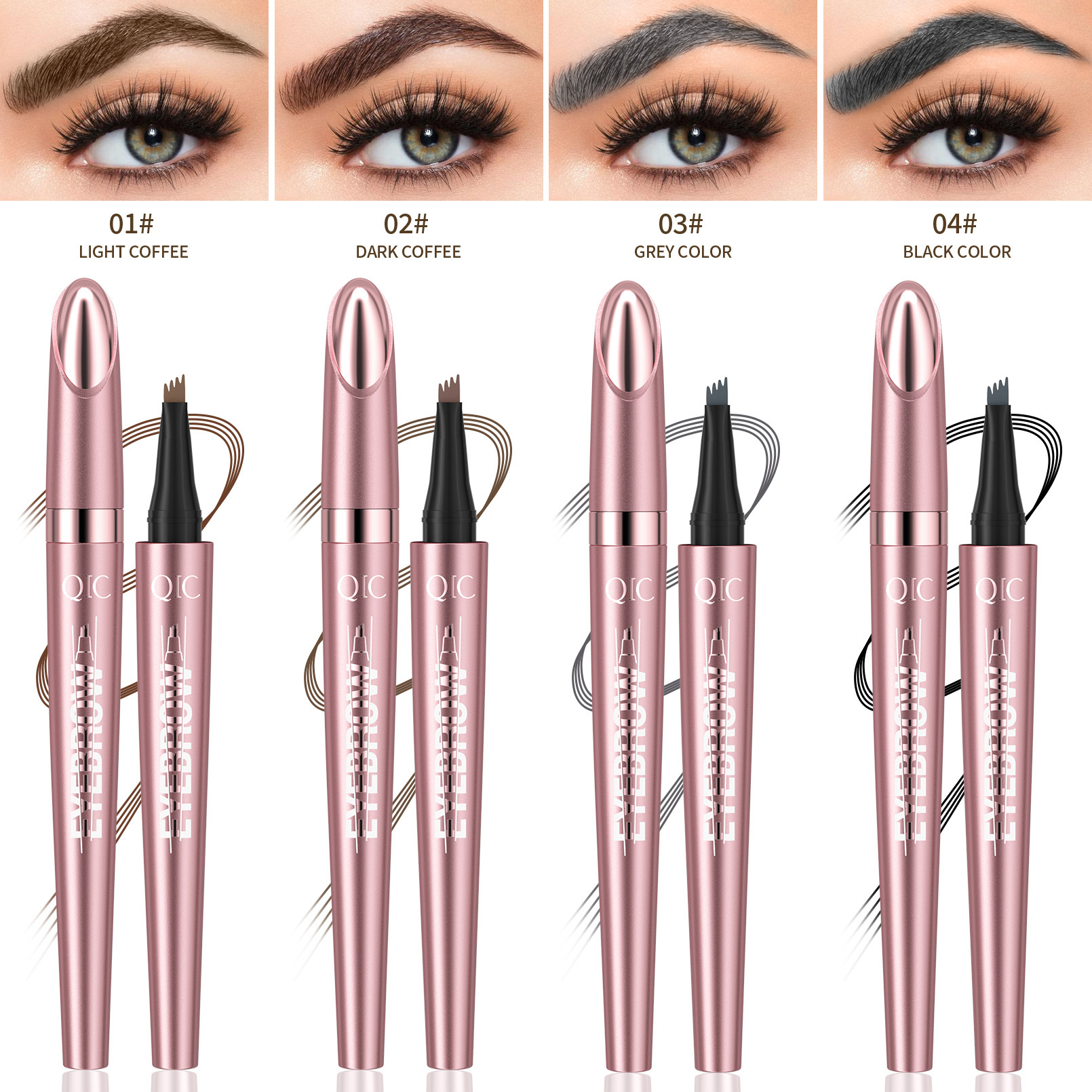 QIC Waterproof Precision Brow Sculptor - BUY 1 GET 1 FREE (2PCS)