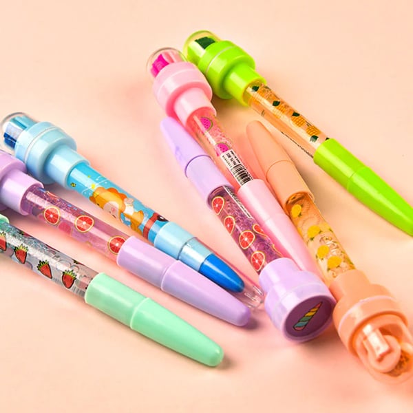 Squill™ 5-in-1 Magic Ball Point Pens Set of 6