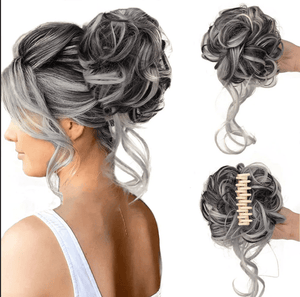 Loopybun Clip-in Curly Hair Bun Piece