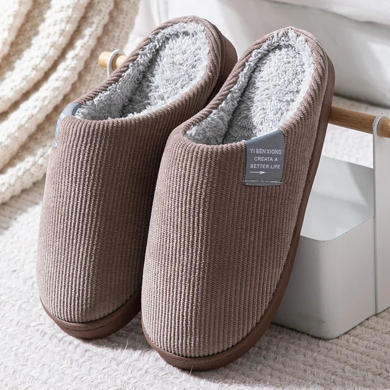 Velveslip Non-Slip Velvet Cotton Slippers