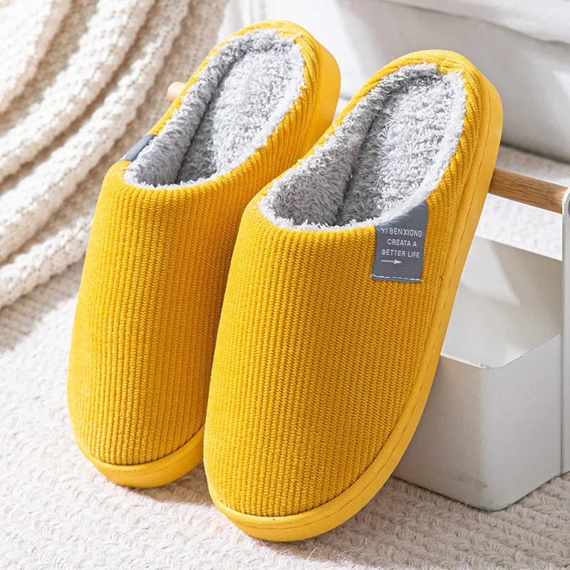 Velveslip Non-Slip Velvet Cotton Slippers