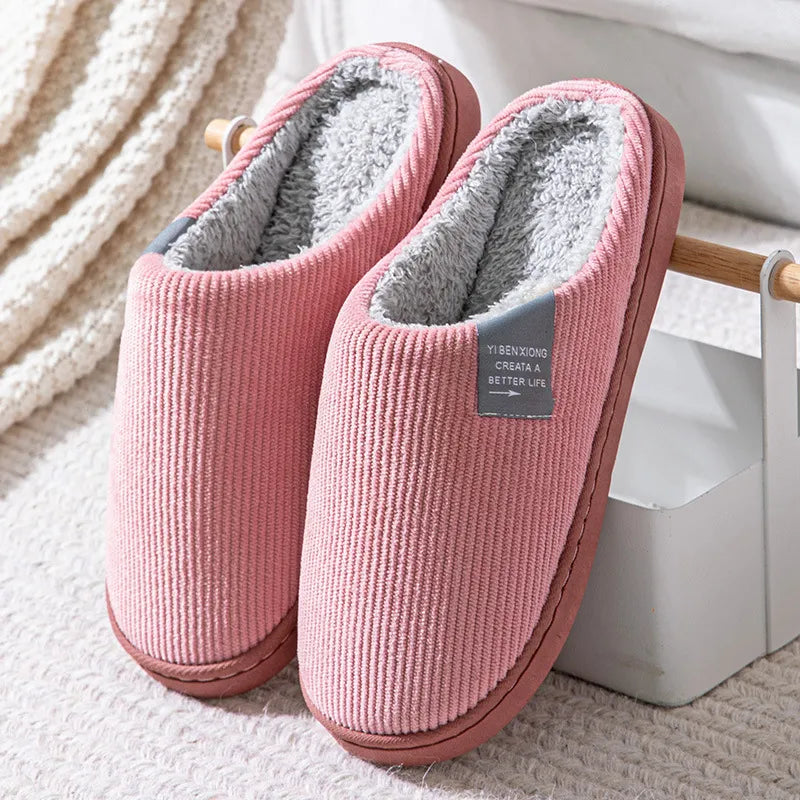 Velveslip Non-Slip Velvet Cotton Slippers