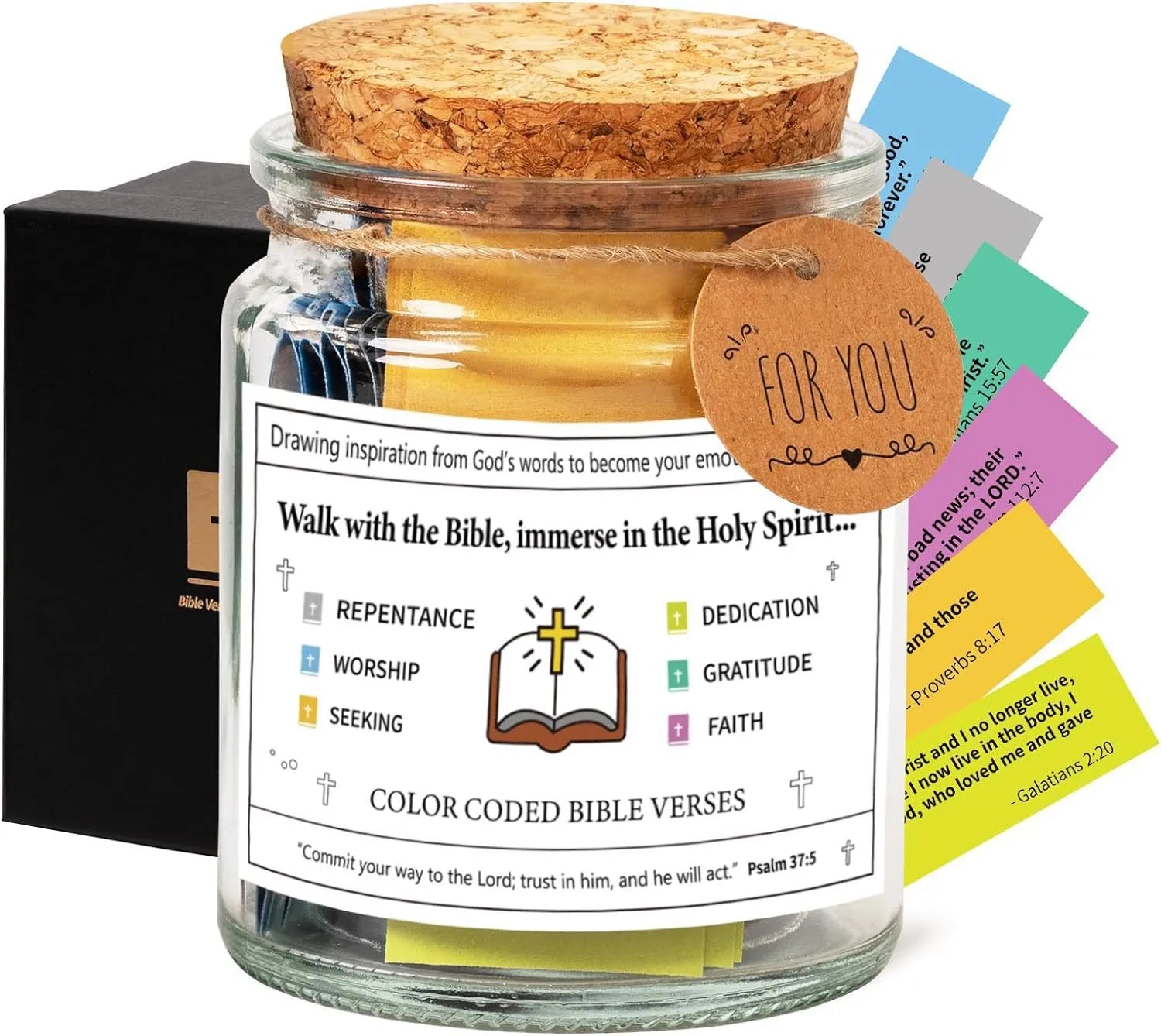 Godaily Bible Verses in a Jar – 90 Inspirational Verses for Daily Reflection