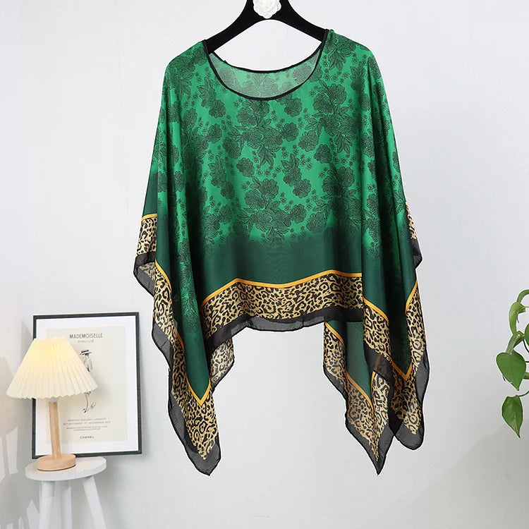 Dalilah Versatile Poncho Pullover Shawl