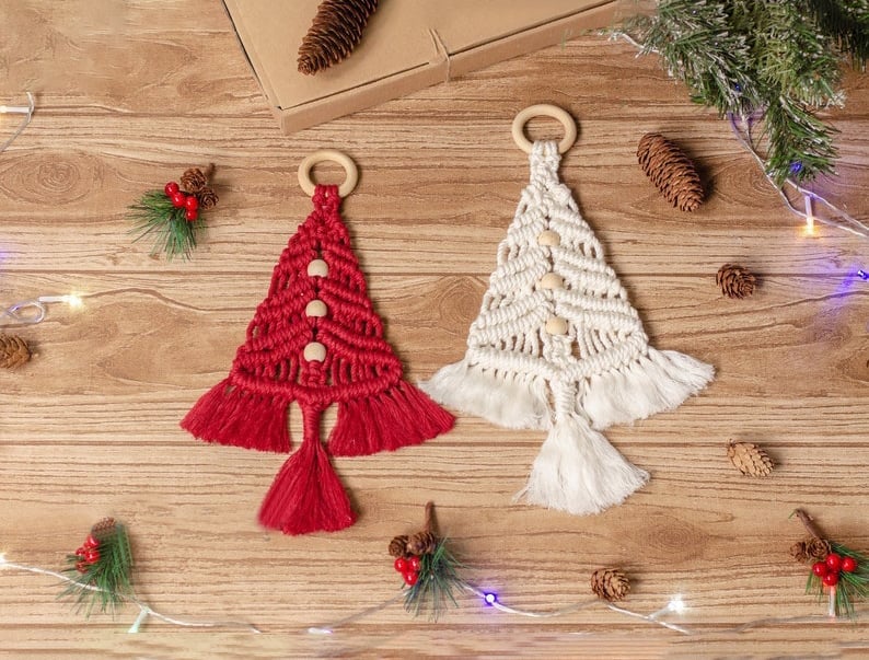 Festree 3PCS/Set DIY Woven Christmas Tree Kit