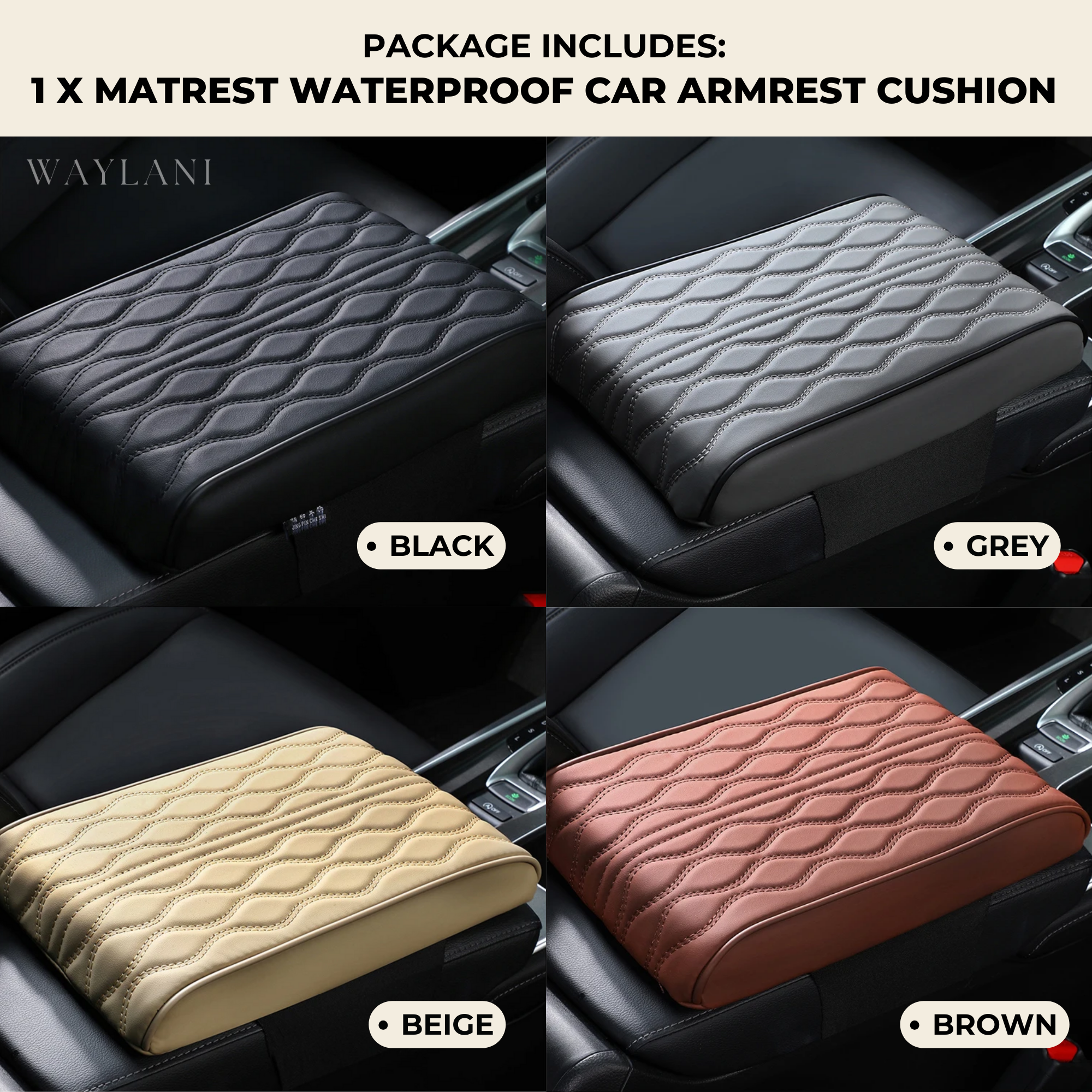 Matrest Waterproof Car Armrest Cushion