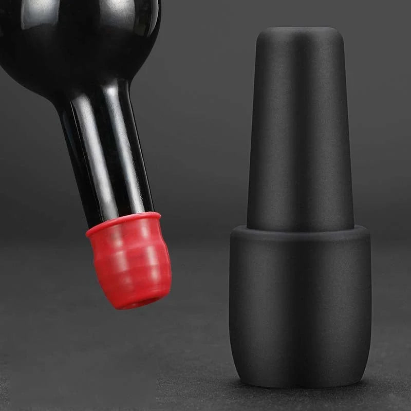 Silistop Silicone Wine & Champagne Bottle Stoppers | Set of 10 PCS