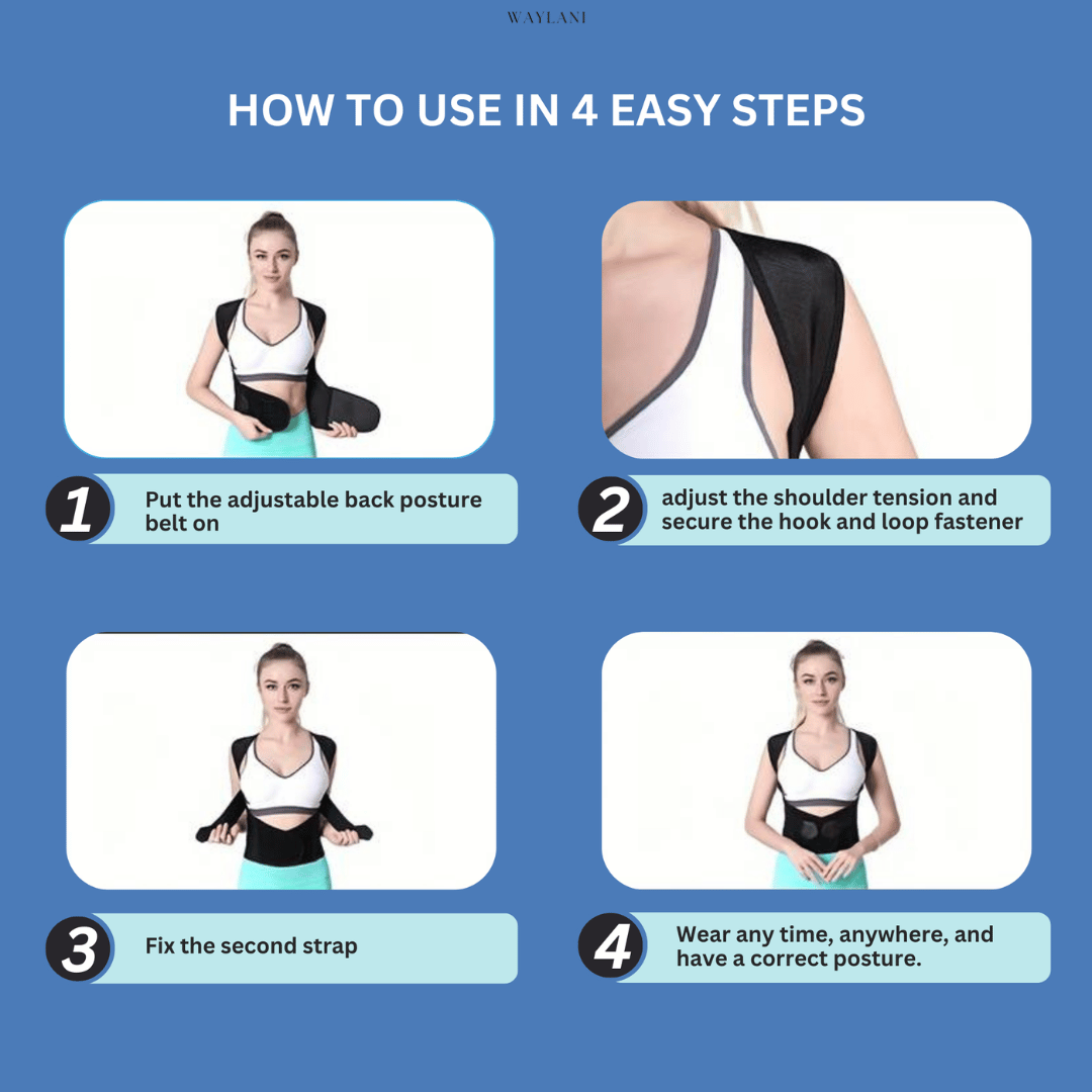 Backfix™ Adjustable Back Posture Belt