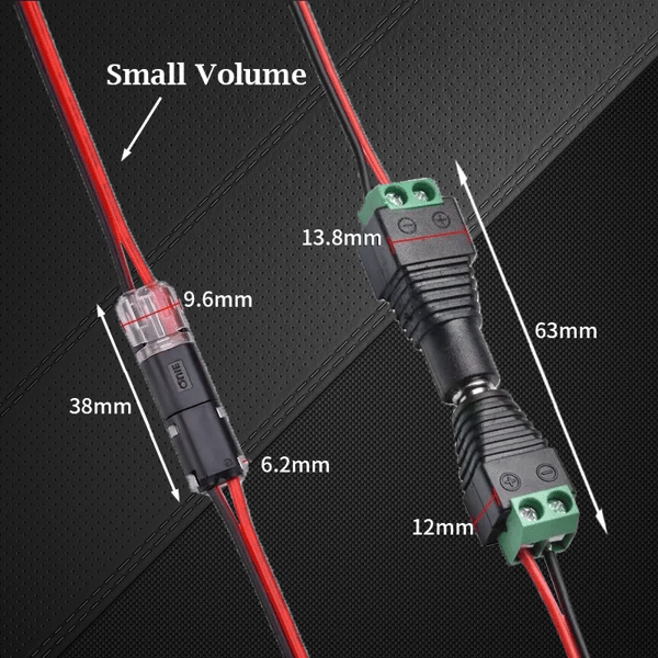 TwoSpark Double-wire Plug-in Connector With Locking Buckle