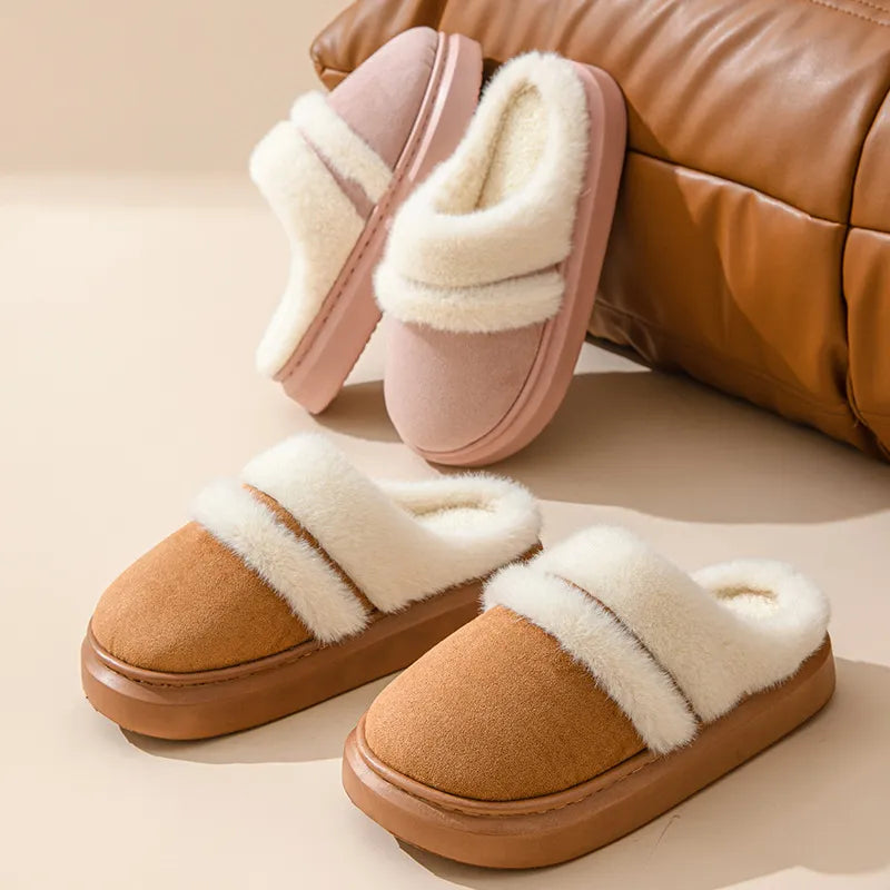 Fluzzle Fluffy Warm Slippers for Women