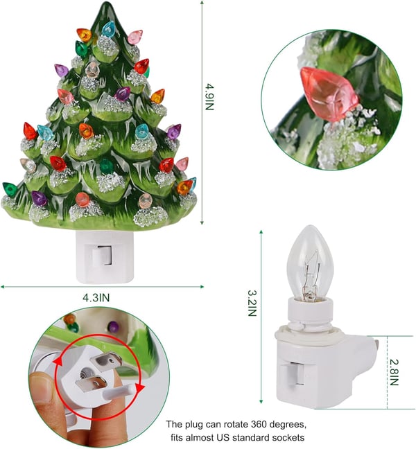 Winterglow Christmas Tree Night Light | BUY 1 GET 1 FREE (2PCS)