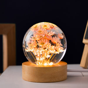 50% OFF | Crysnight Mini Crystal Ball Night Light