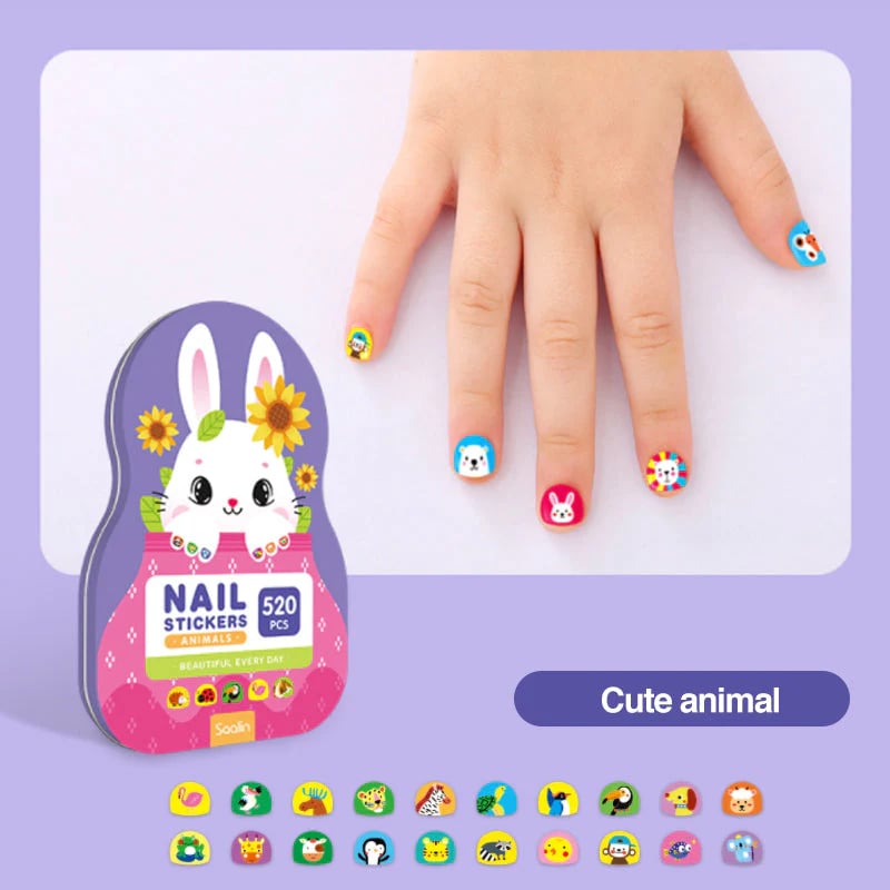 Nailit Kids Nail Stickers Set of 520PCS