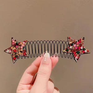 Sparklocs Rhinestone U-Shape Hair Styling Comb | Set of 5