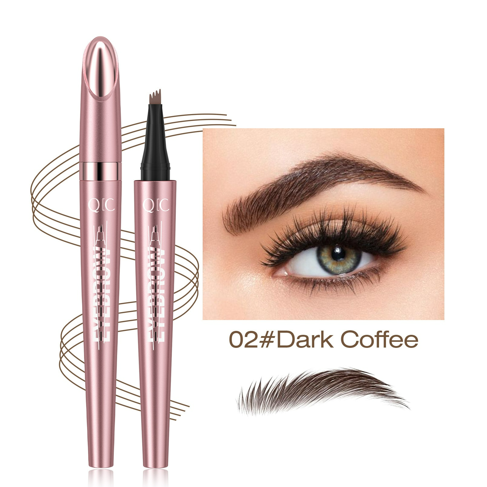 QIC Waterproof Precision Brow Sculptor - BUY 1 GET 1 FREE (2PCS)