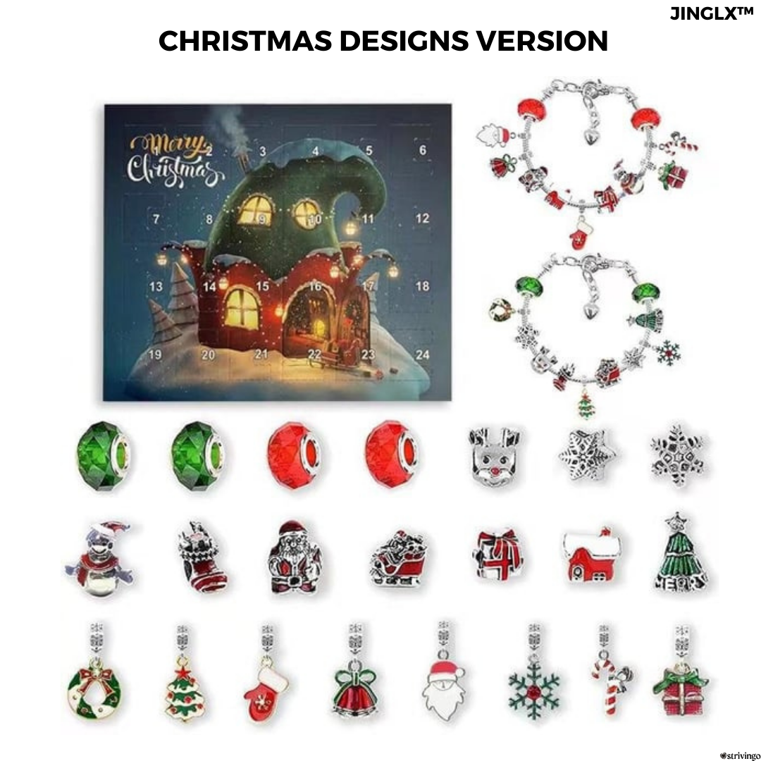 Jinglx™ DIY Christmas Advent Calendar Bracelets Set | EARLY CHRISTMAS OFFER