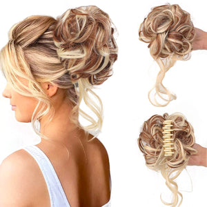 Loopybun Clip-in Curly Hair Bun Piece