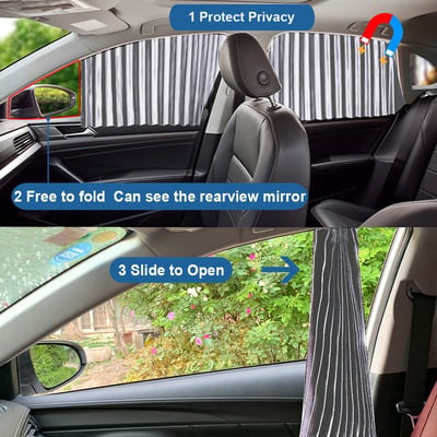 Shysun Magnetic Car Window Sunshade 2PCS