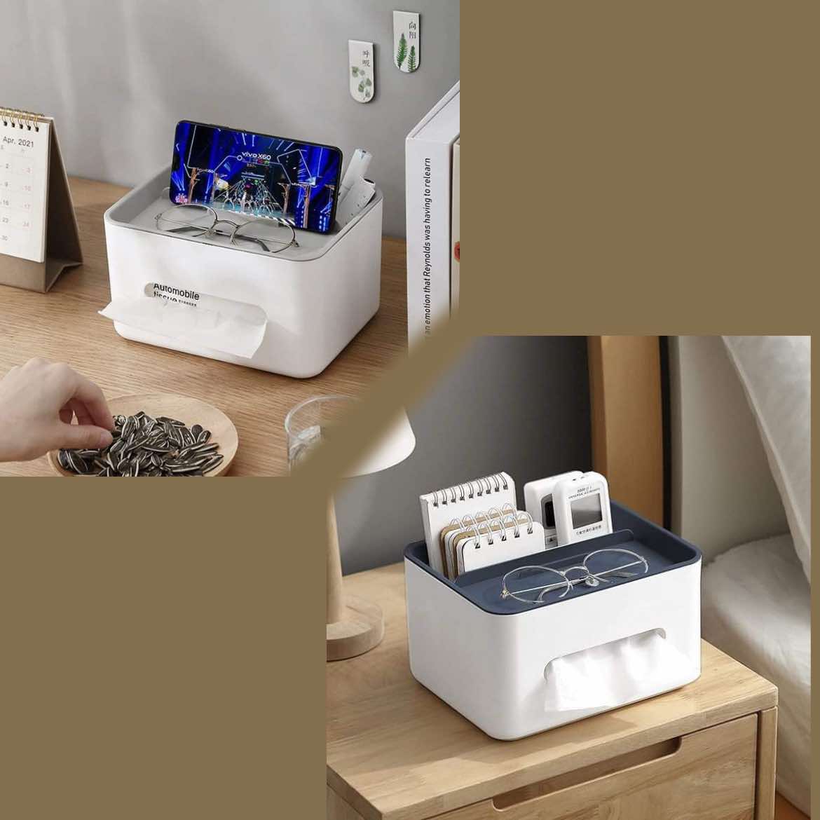 Tissuease Elegant Multifunctional Tissue Box