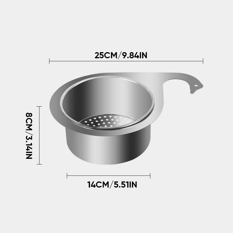 Sinkatch Stainless Steel Swan Sink Strainer Basket | BUY 1 GET 1 FREE (2PCS)