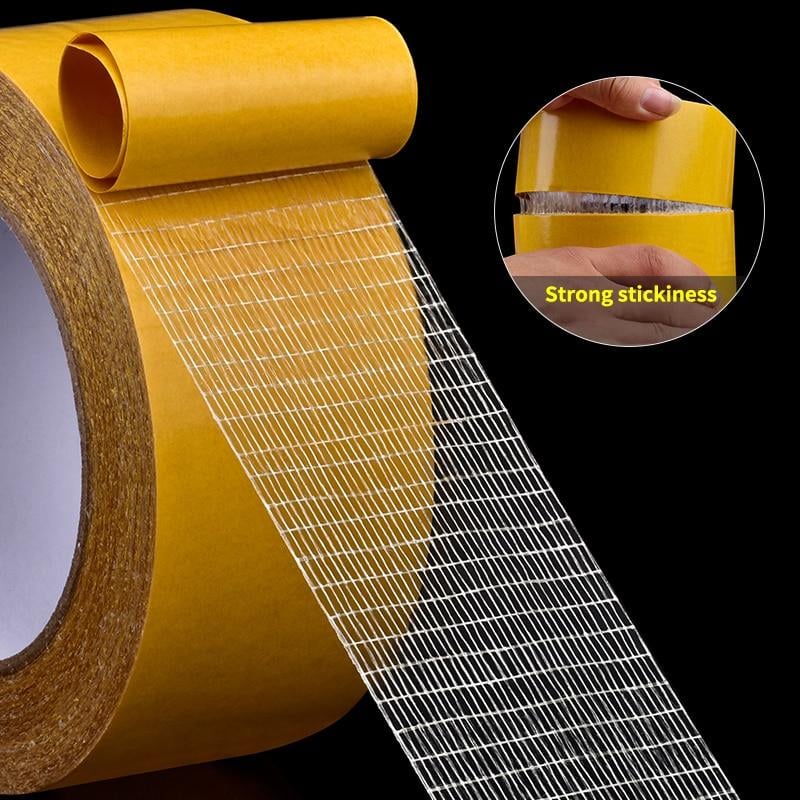 Supatape Heavy-Duty Double-Sided Gauze Fiber Mesh Tape | BUY 1 ROLL GET 1 ROLL FREE (2 ROLLS)