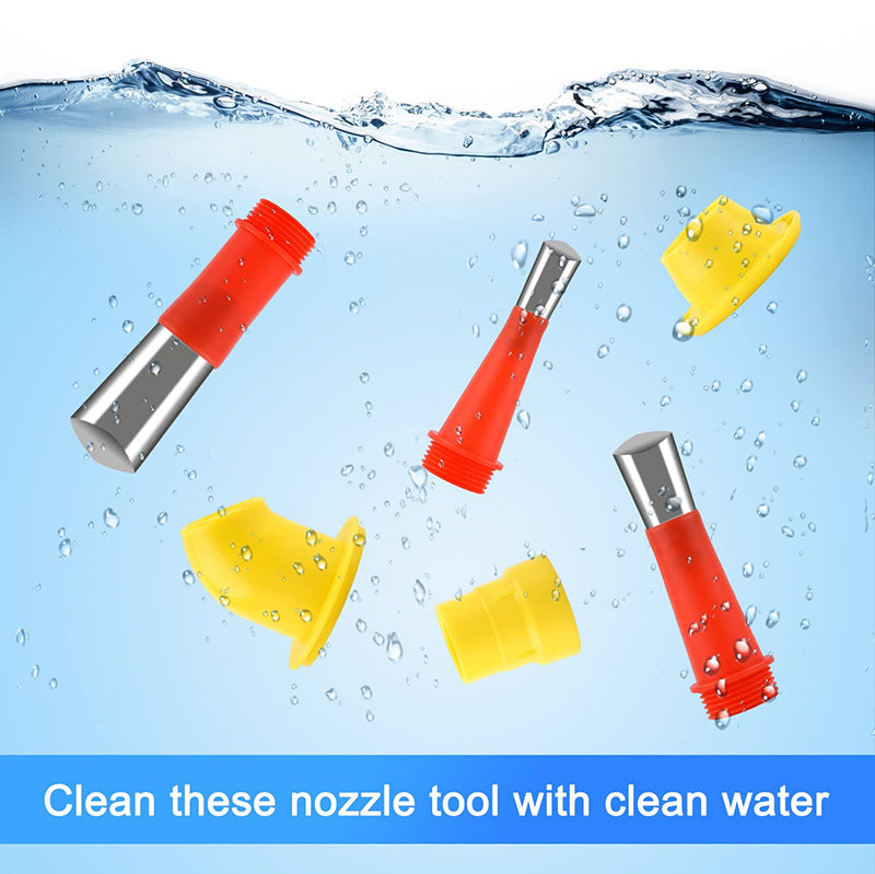 Norcaulk Stainless Steel Caulk Nozzle Applicator Set – 14 Pcs