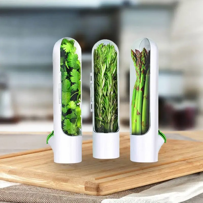 Freshgreens Freshness-Preserving Veggie & Herb Storage Containers | BUY 1 GET 1 FREE (2PCS)