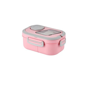 Lunchport Portable Lunch Container with Compartments & Carrying Handle