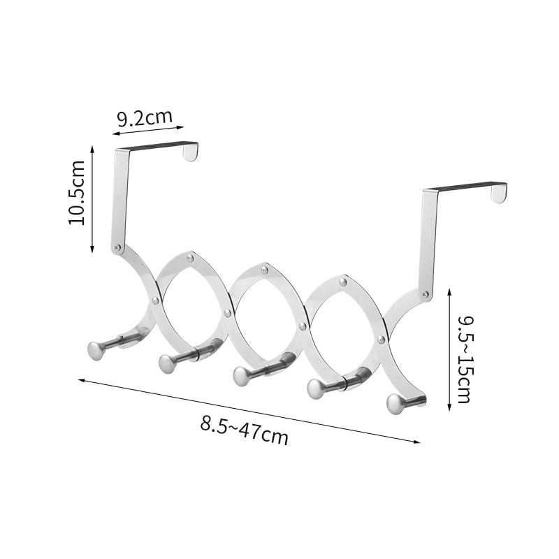 Hookit Retractable Metal Coat Hanger