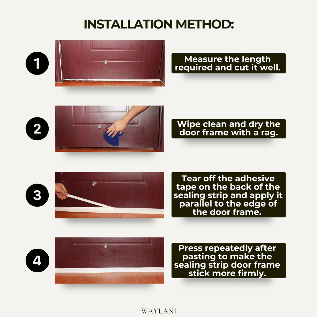 Derasle™ Door Seal Strip - 10 Feet Length Tape