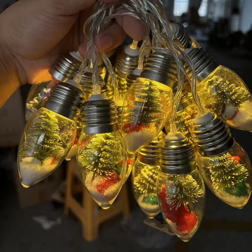 Litree Christmas Vintage Decor String Lights