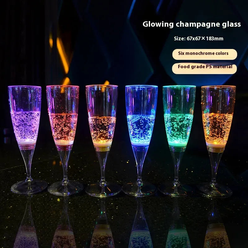 Gleamware LED Drinking Glasses | Set of 6 PCS