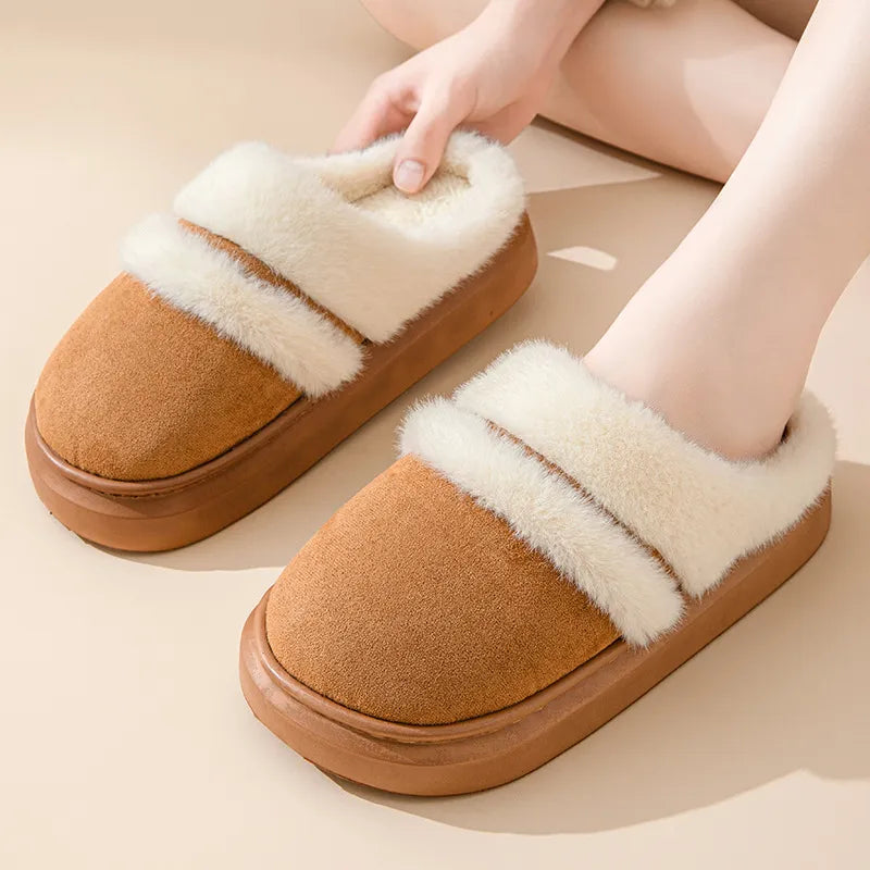 Fluzzle Fluffy Warm Slippers for Women