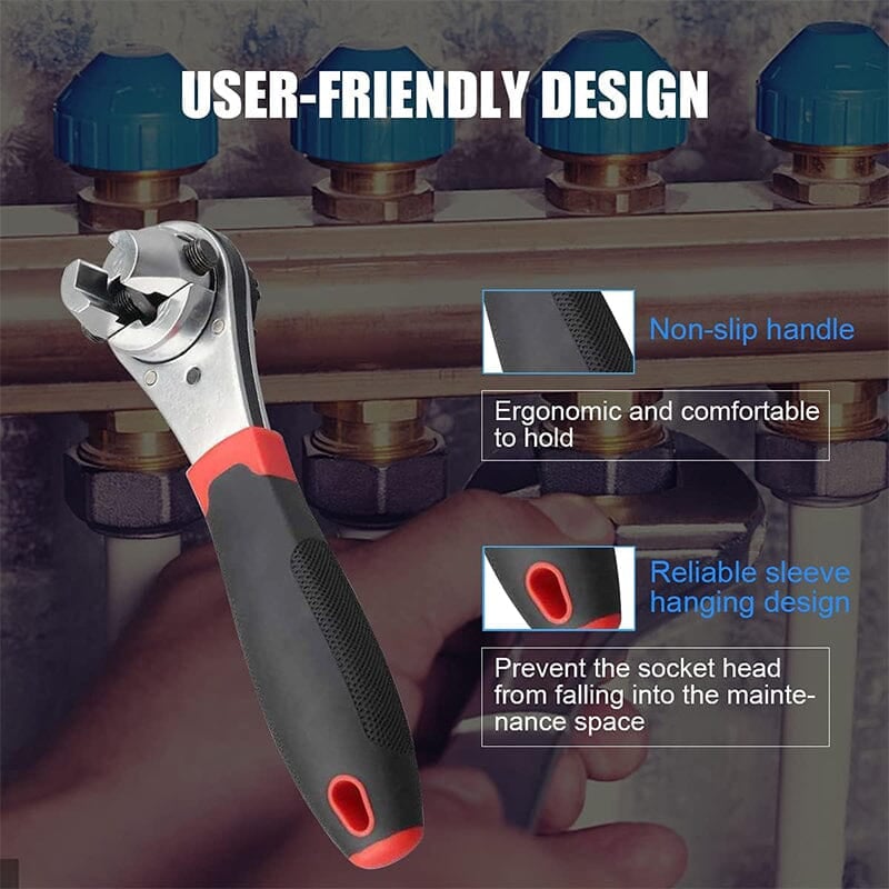 Toolatch Adjustable Ratchet Wrench