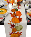 Fallane Autumn Maple Leaves Pumpkin Table Runner