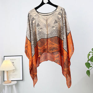 Dalilah Versatile Poncho Pullover Shawl