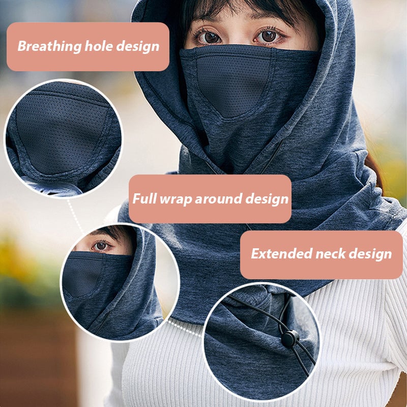 Coveroo Hooded Face Mask with Neck Warmer