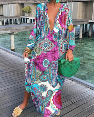 BohoChic Colorful Boho Dress