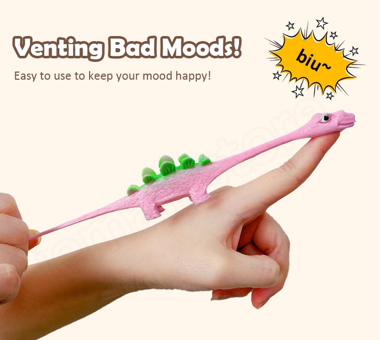 Stretch N Sling Slingshot Dinosaur Finger Toys | 20PCS